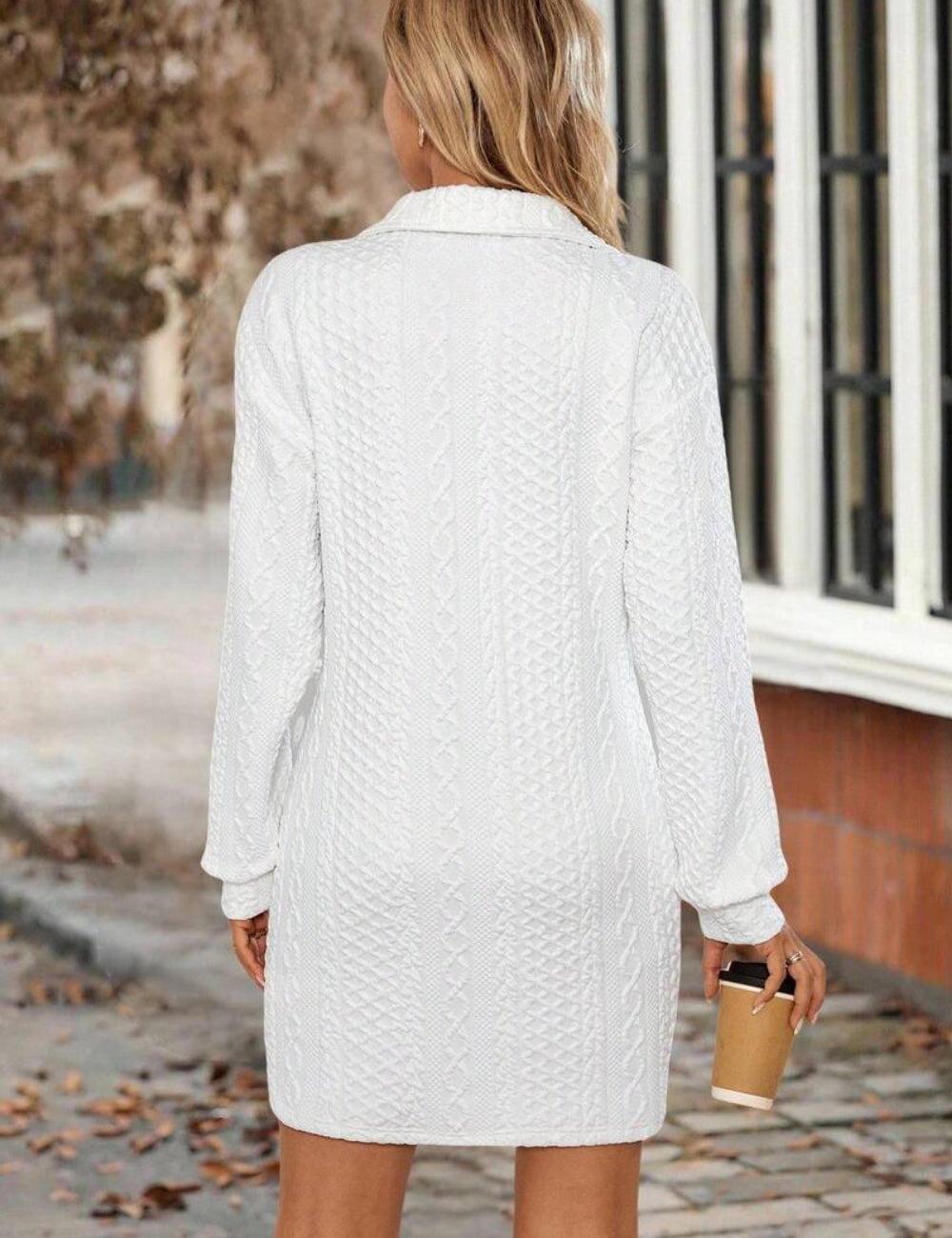 Rochie mini Shein, alb