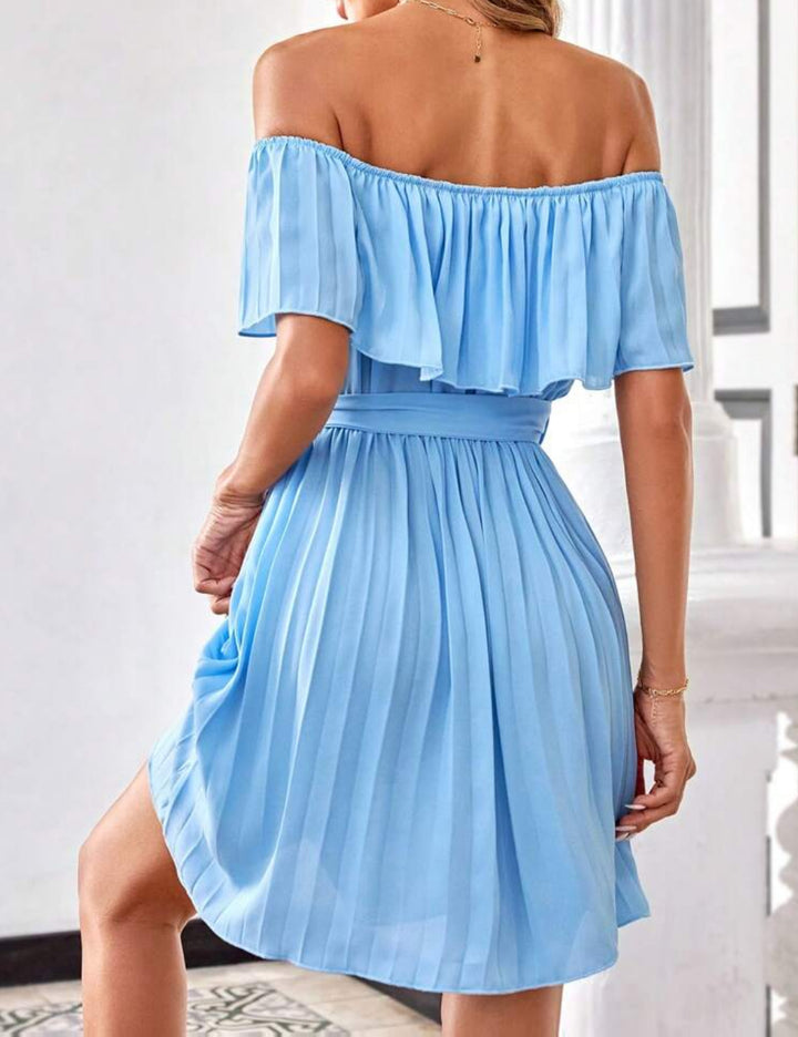 Shein mini ruha, kék