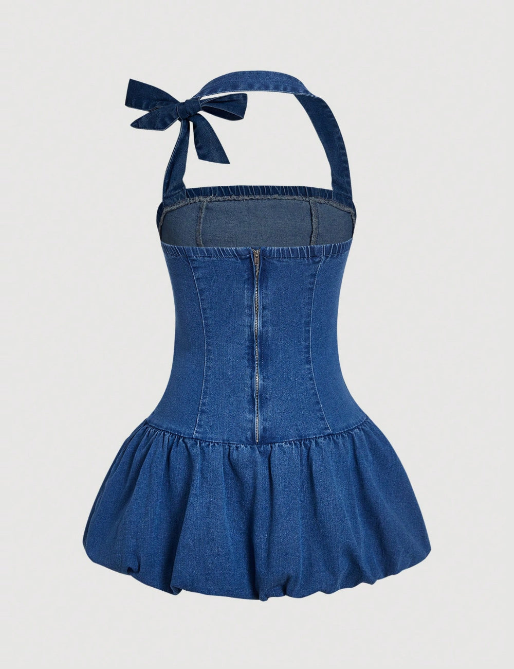 Shein mini ruha, kék