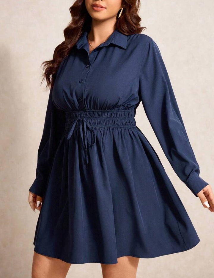 Shein Curve+ miniruha, kék