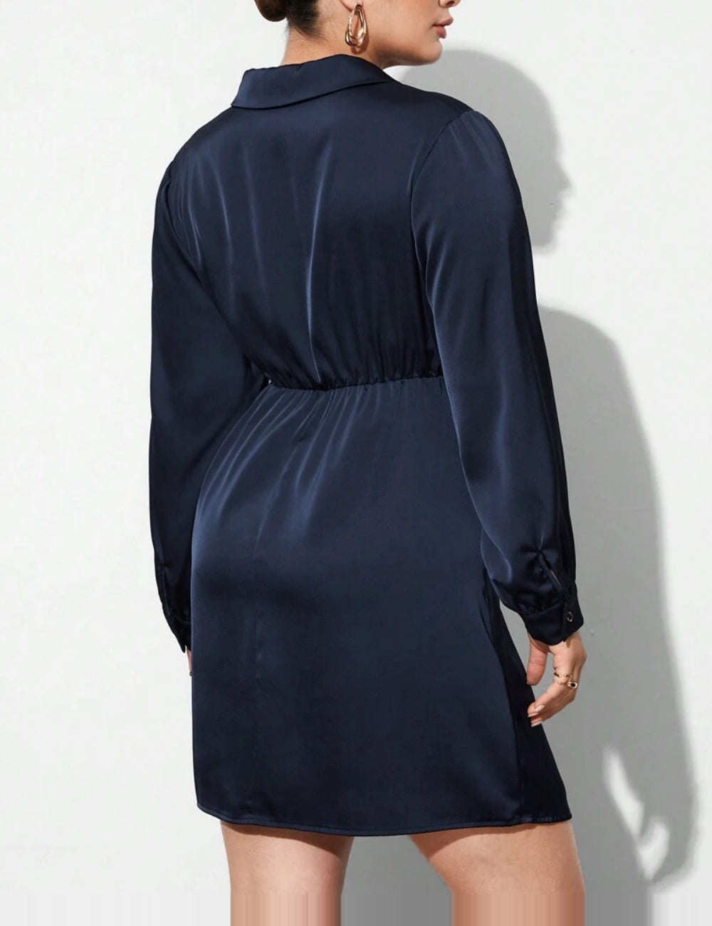 Shein Curve+ miniruha, kék