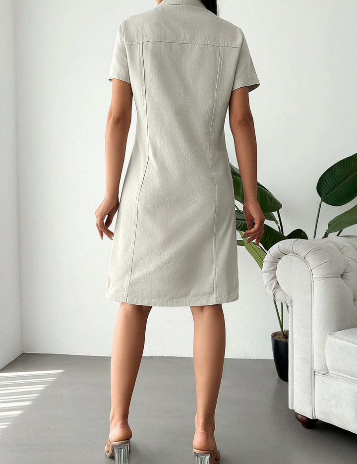 Rochie mini Shein, bej