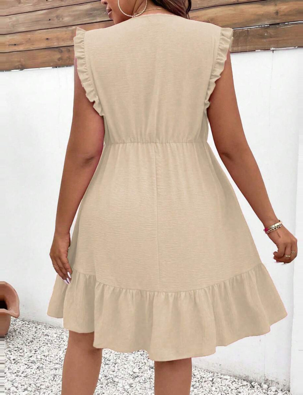 Rochie mini Shein, bej
