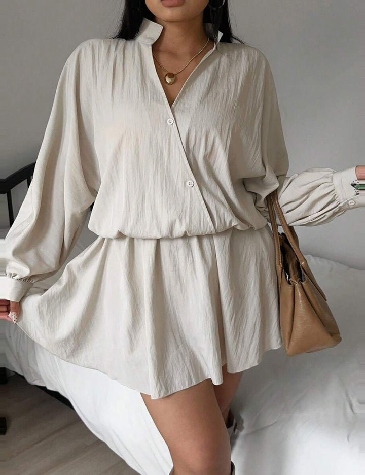 SHEIN mini ruha, bézs