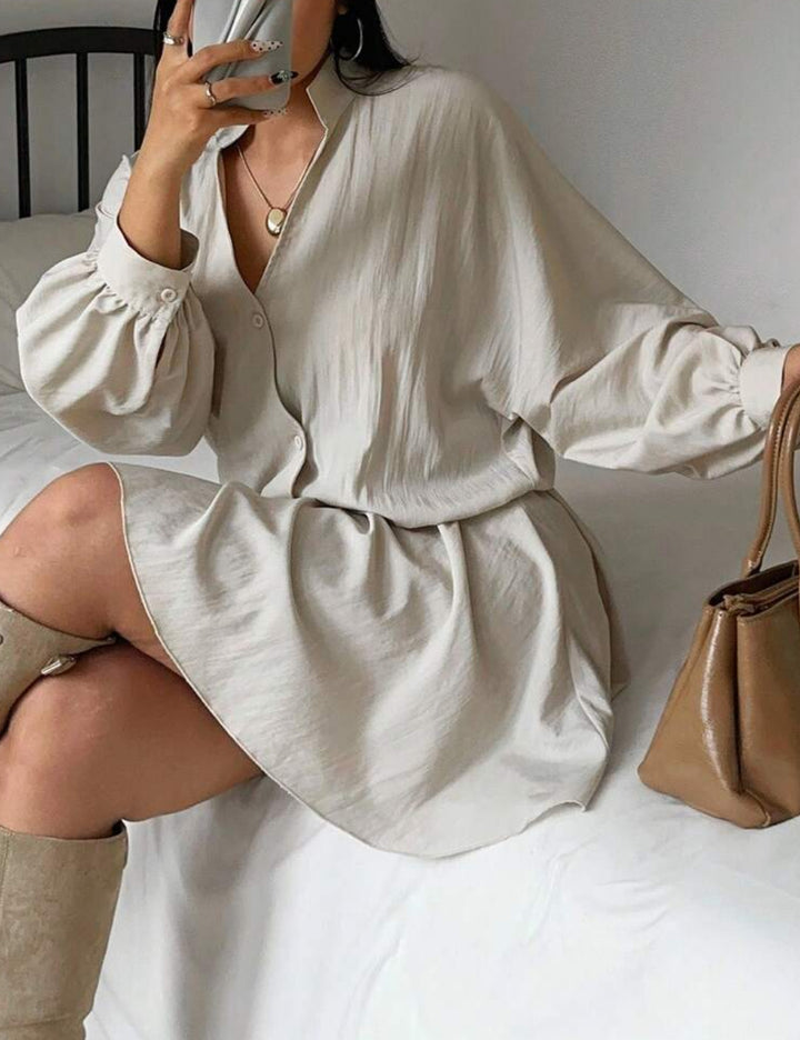 SHEIN mini ruha, bézs