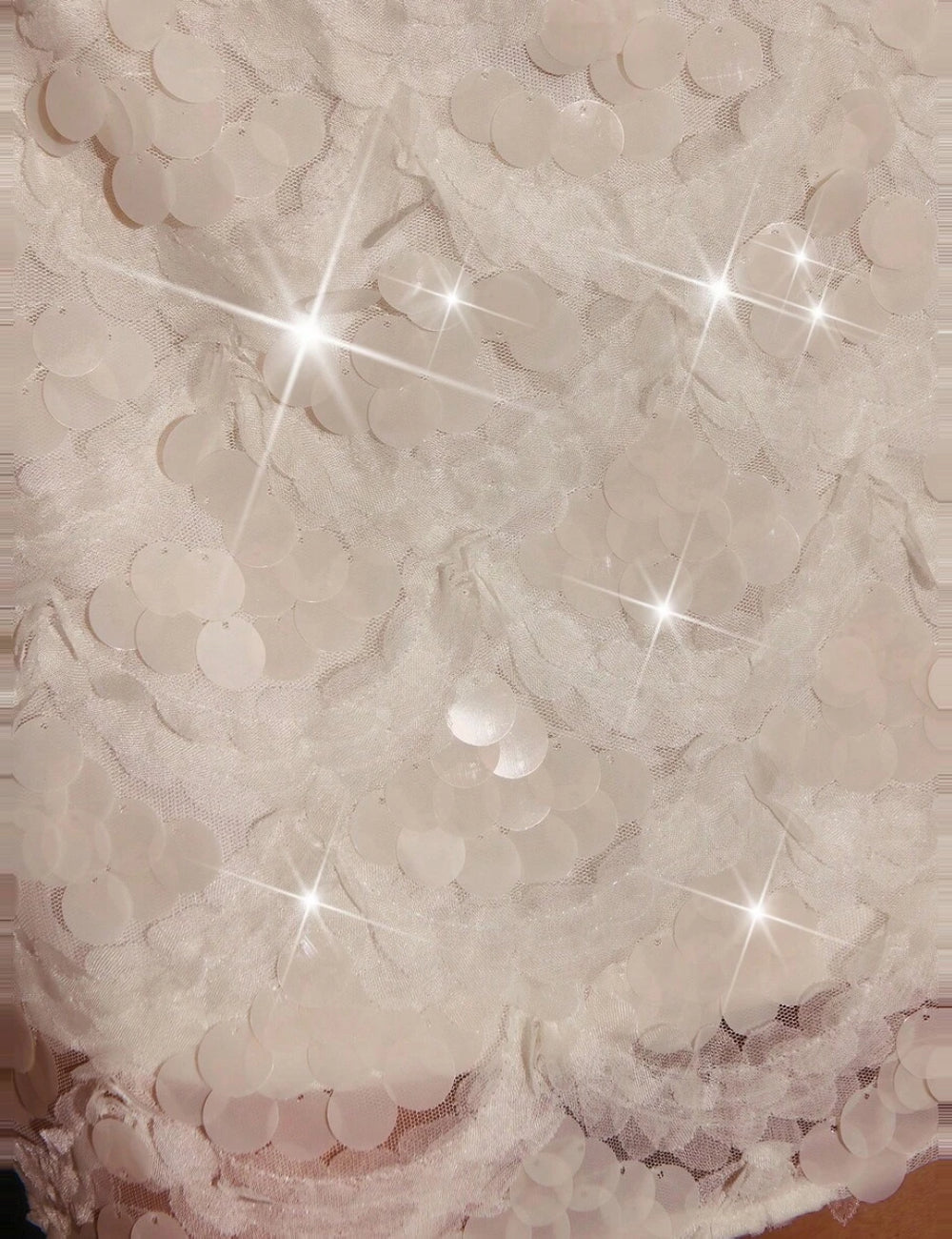 Shein mini ruha, bézs