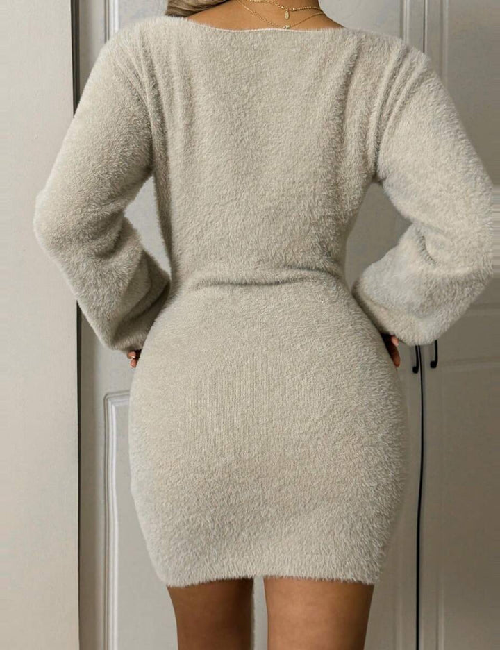 Rochie mini Shein, bej