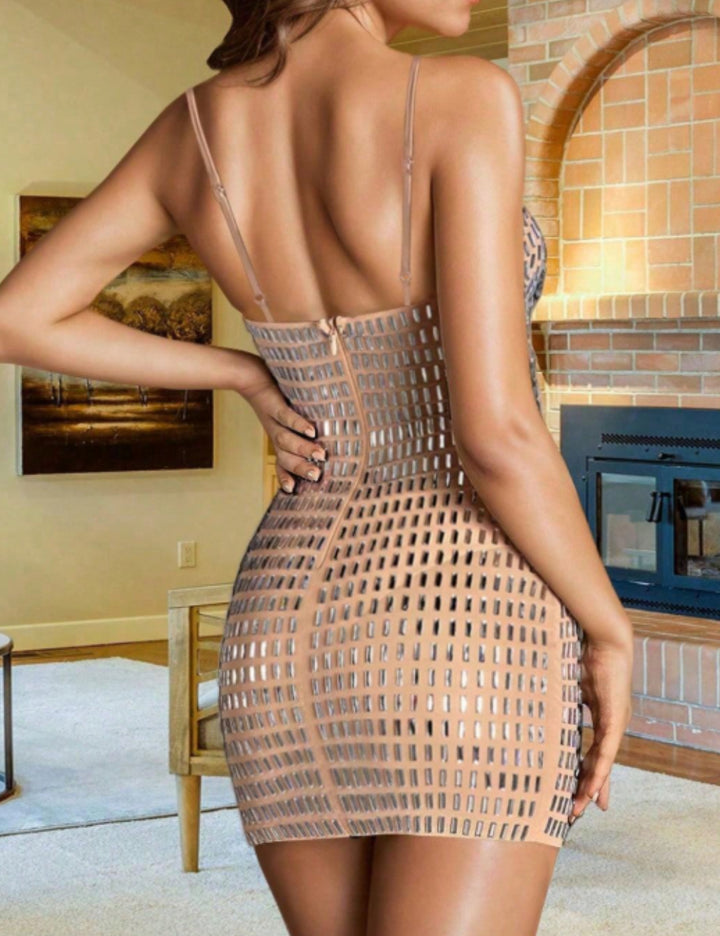 Rochie mini SHEIN, bej