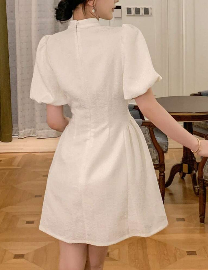 Rochie mini Shein DAZY, crem
