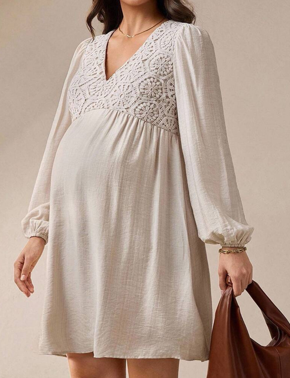 Rochie mini Shein, crem