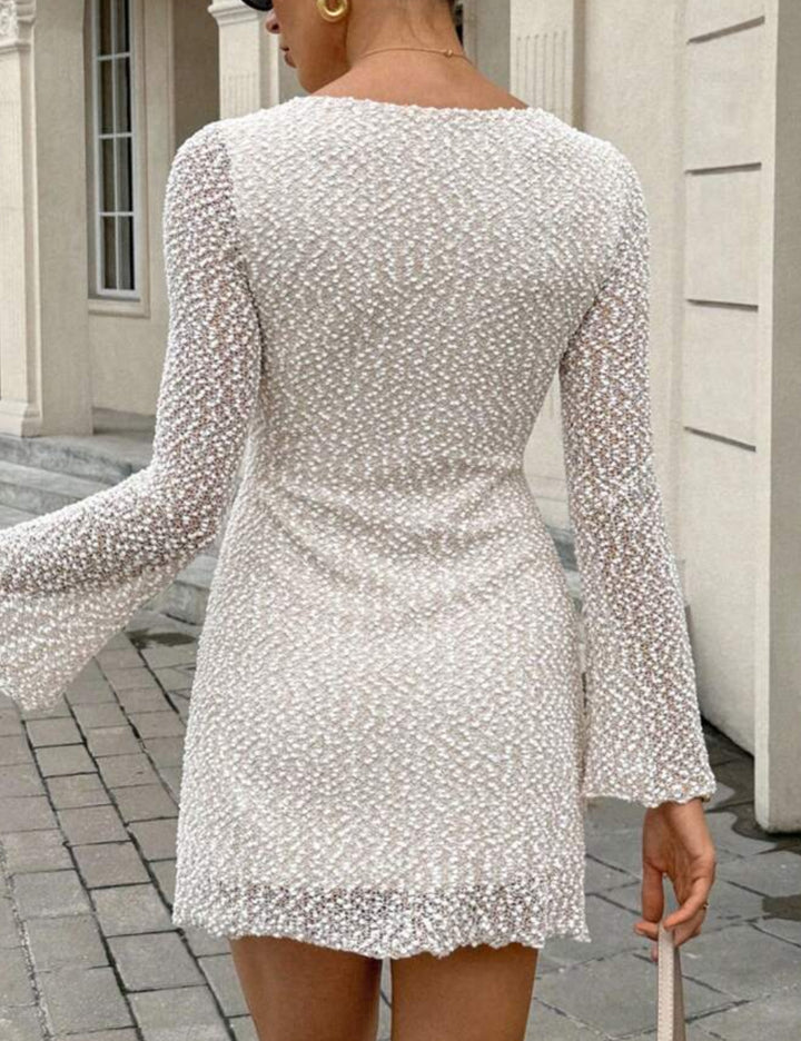 Rochie mini Shein, crem