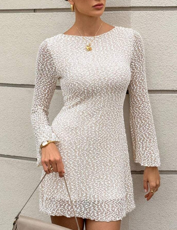 Rochie mini Shein, crem