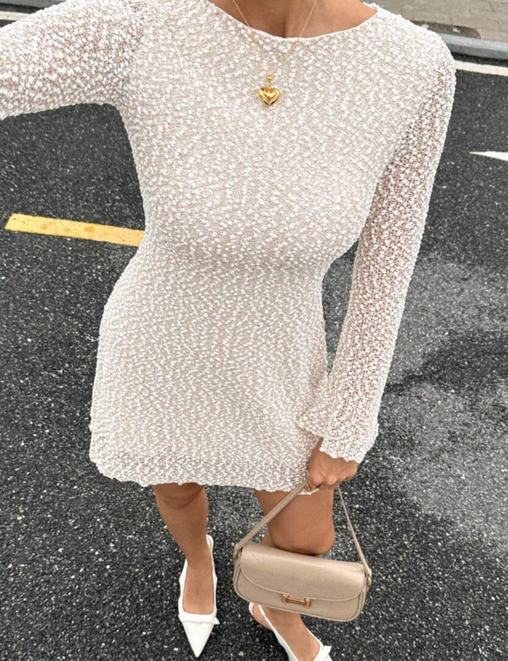 Rochie mini Shein, crem