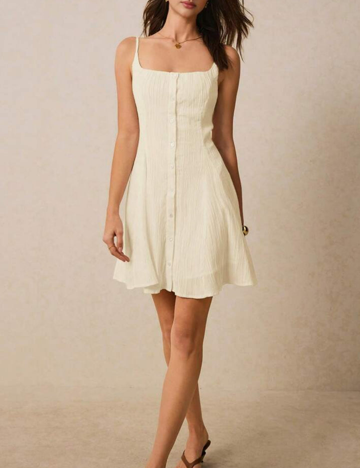 Rochie mini Shein, crem