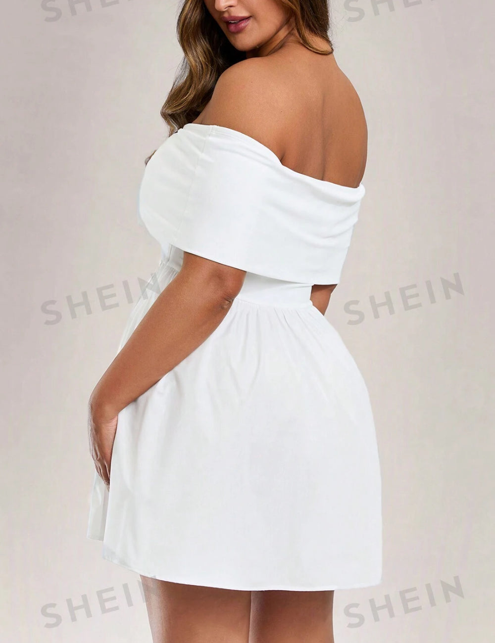 Rochie mini Shein, alb