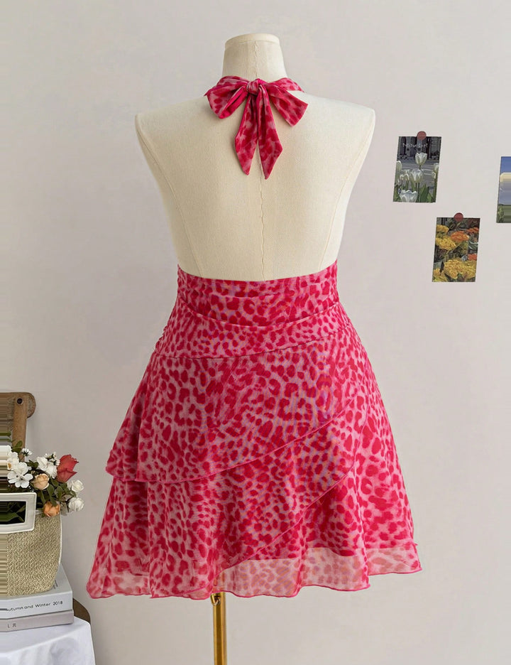 Rochie mini Shein Curve+, roz