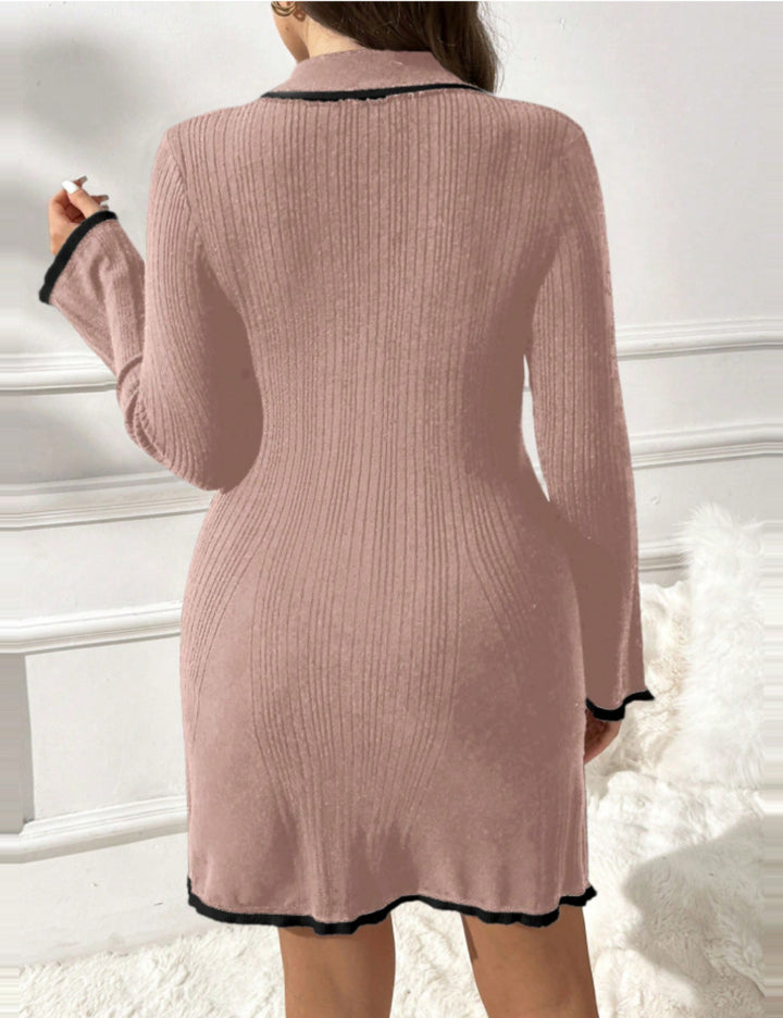 Rochie mini Shein Curve+, gri