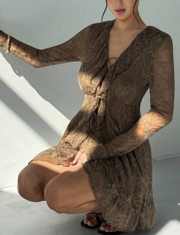 Rochie mini Shein, kaki