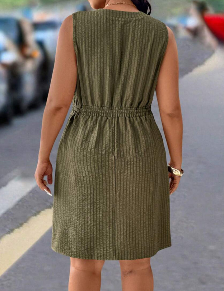 Shein Curve+ miniruha, khaki