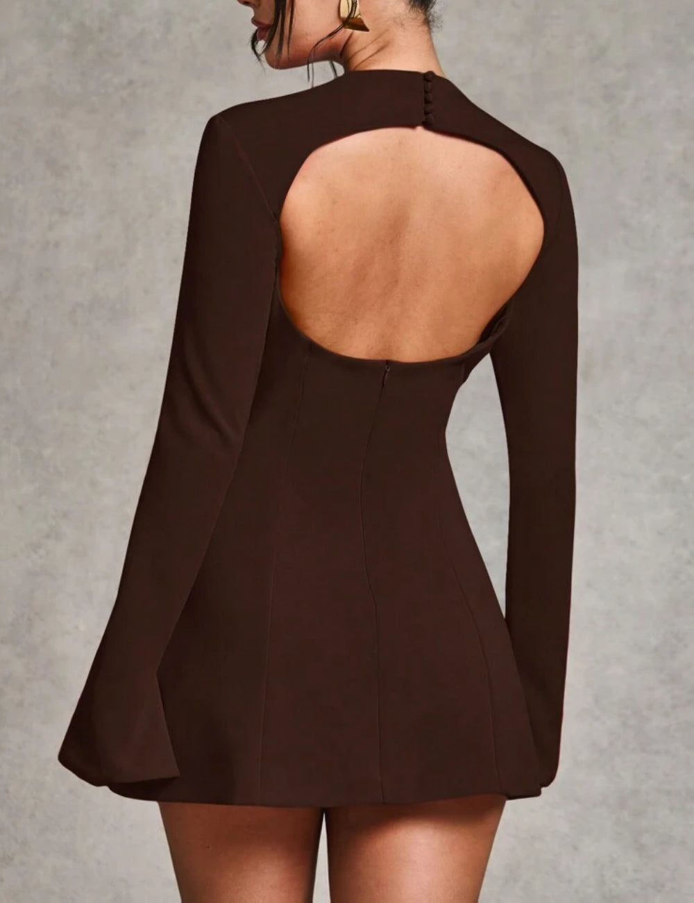 Rochie mini SHEIN, maro