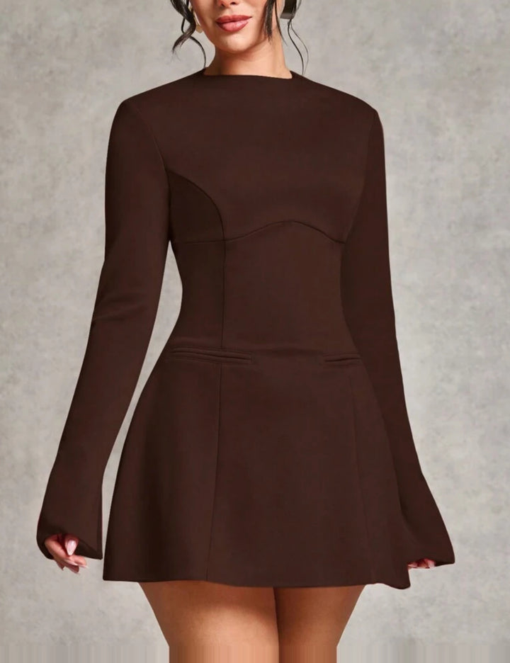 Rochie mini SHEIN, maro