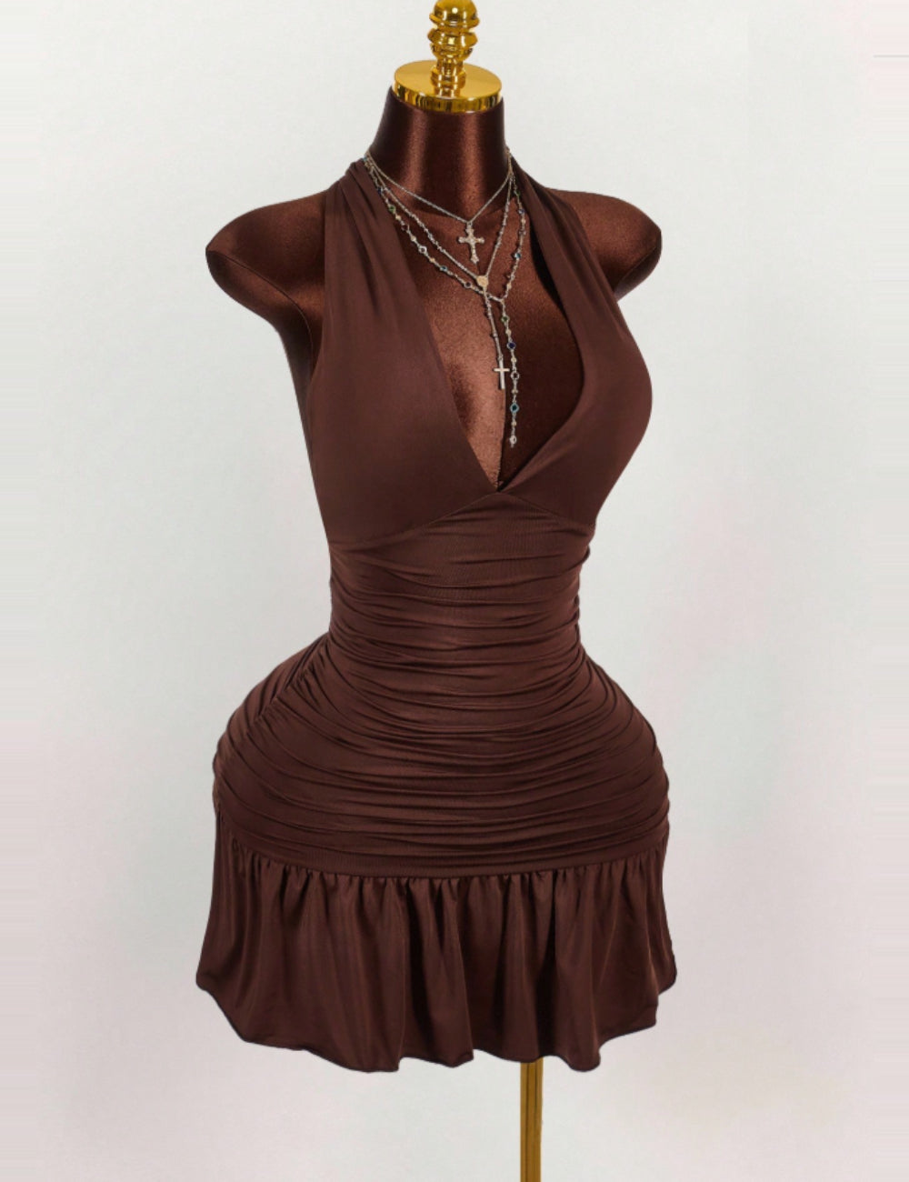 Shein barna mini ruha