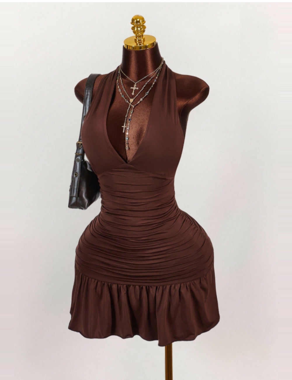 Shein barna mini ruha