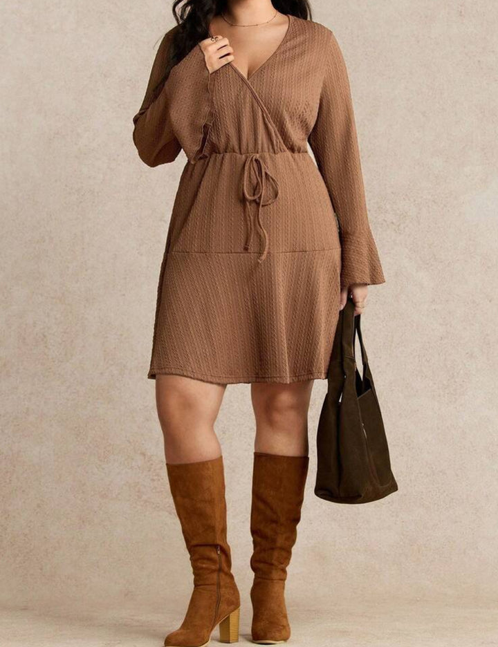 Rochie mini Shein Curve+, maro
