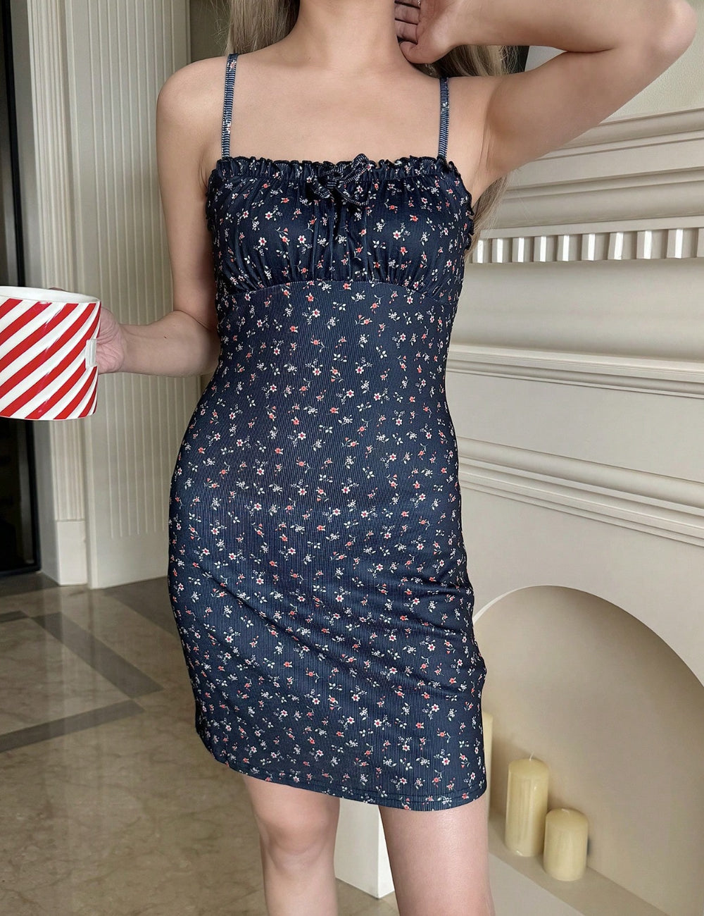 Rochie mini Shein, mix culori