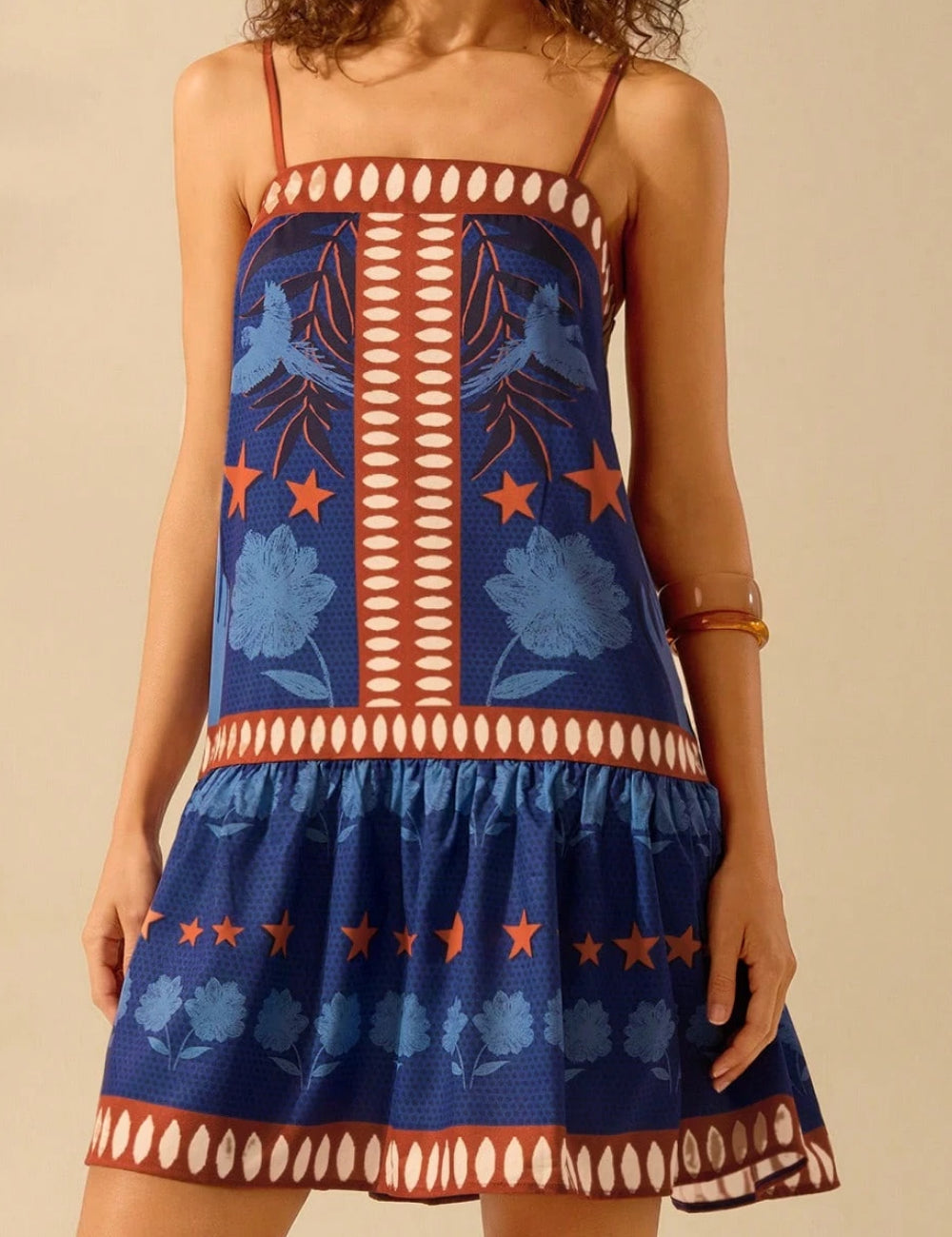 Shein mini dress, mixed colours