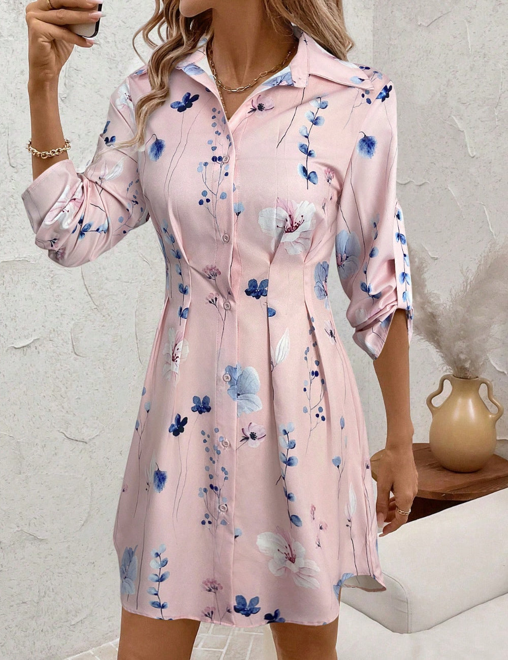 Rochie mini Shein, mix culori