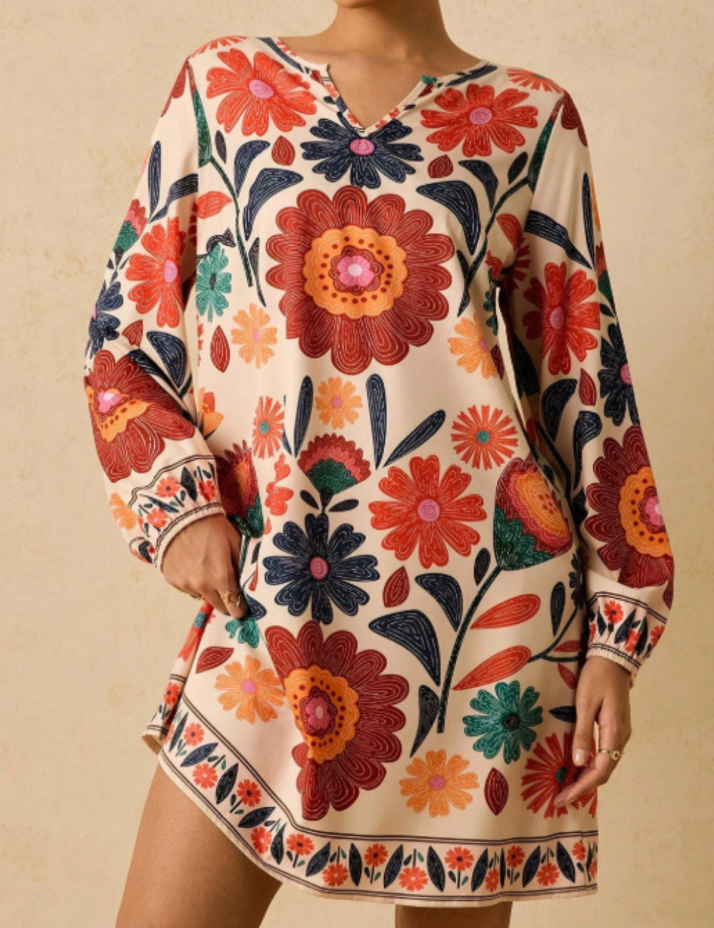 Shein Curve+ miniruha, többszínű