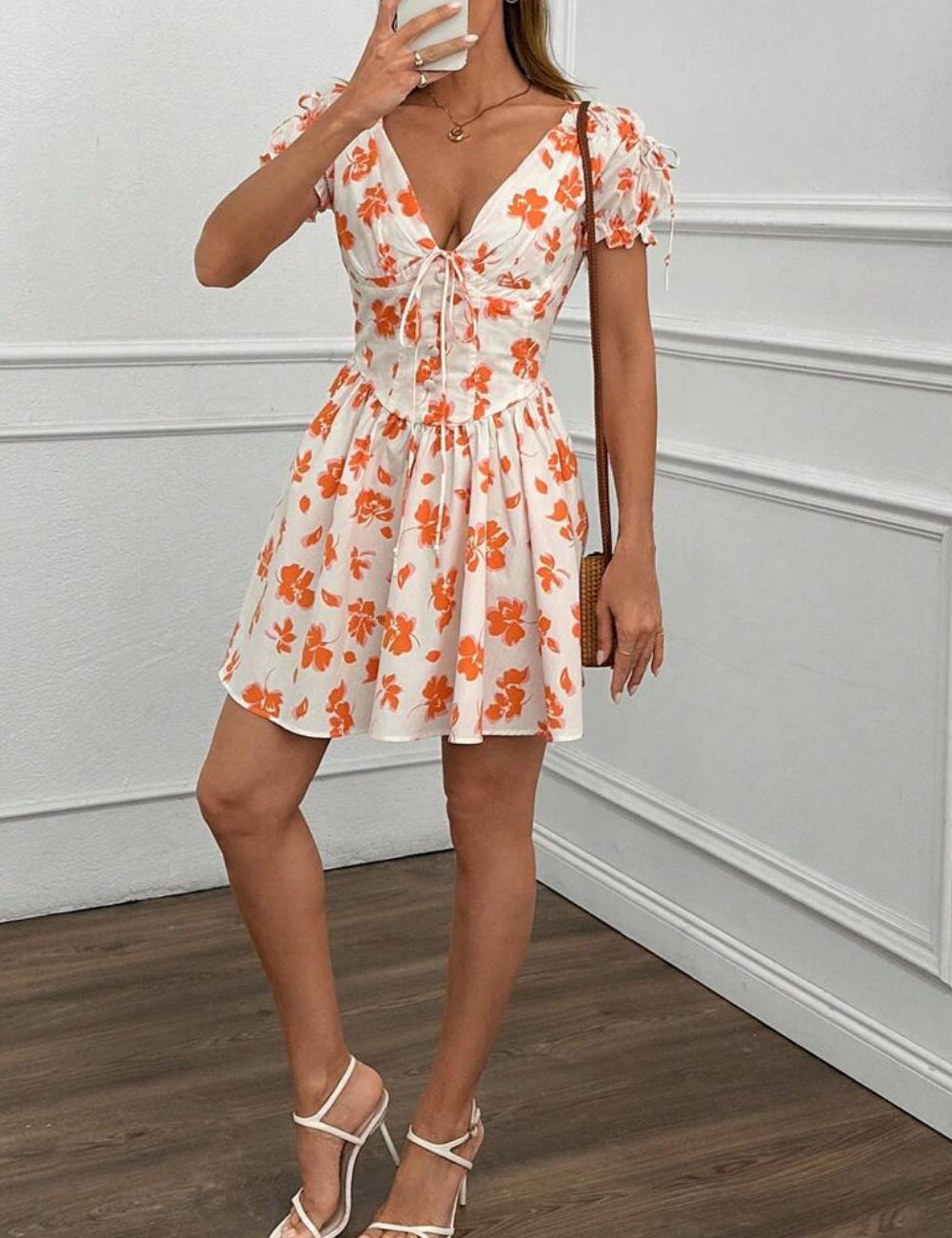 Shein mini ruha, színes mix