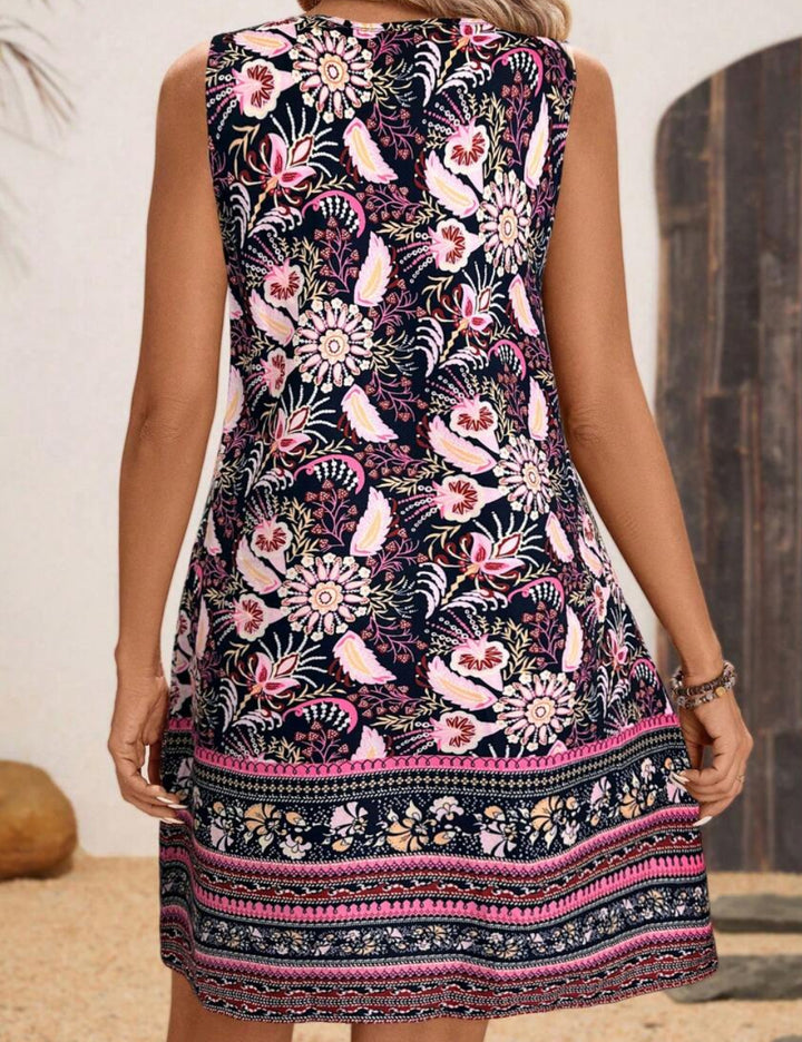 Rochie mini Shein Emery Rose, mix culori