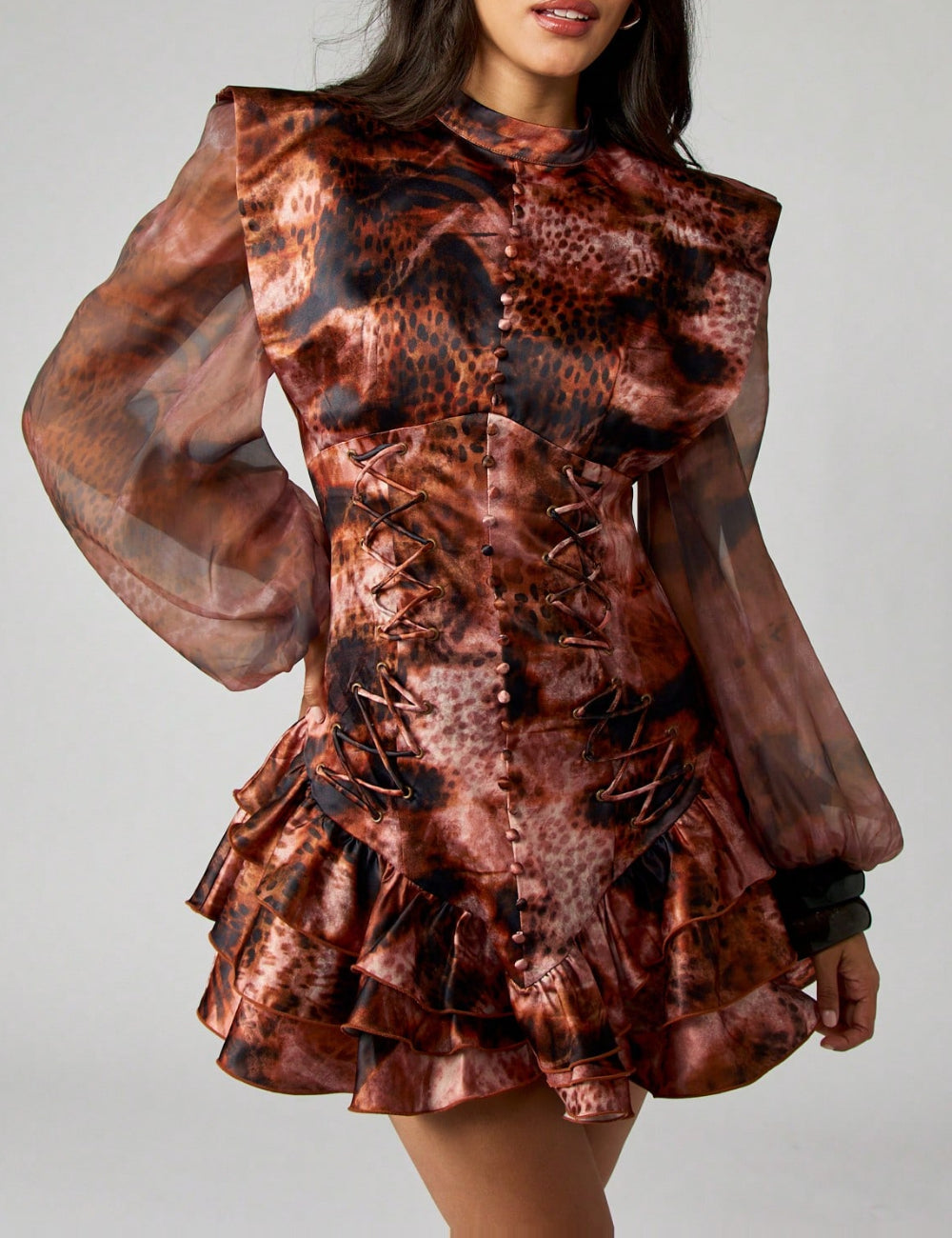 Rochie mini Shein Missguided, mix culori