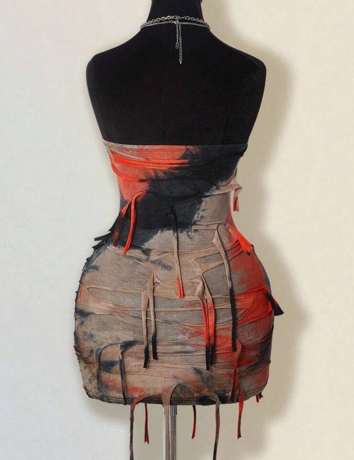 Rochie mini Shein, mix culori