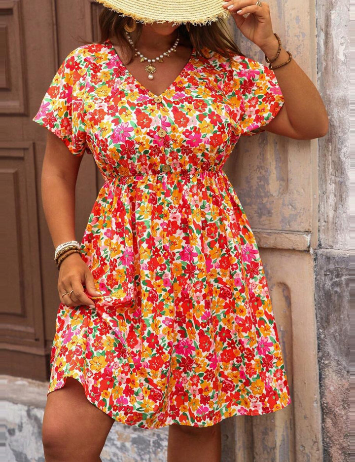 Rochie mini Shein, mix culori