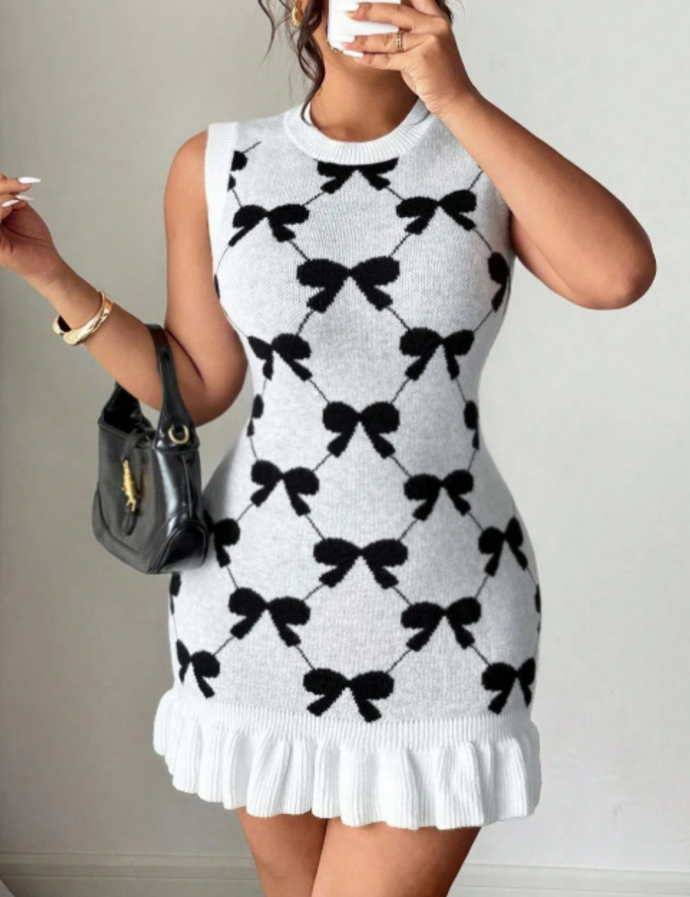 Rochie mini Shein Curve+, mix culori