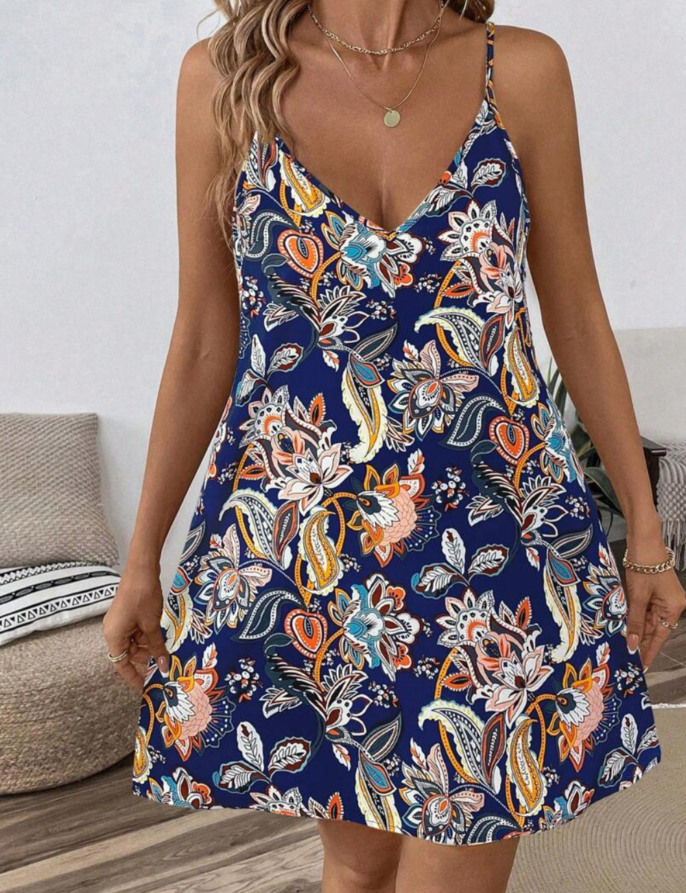 Rochie mini Shein, mix culori
