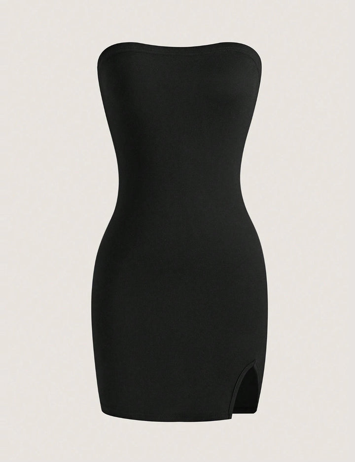 Shein mini ruha, fekete