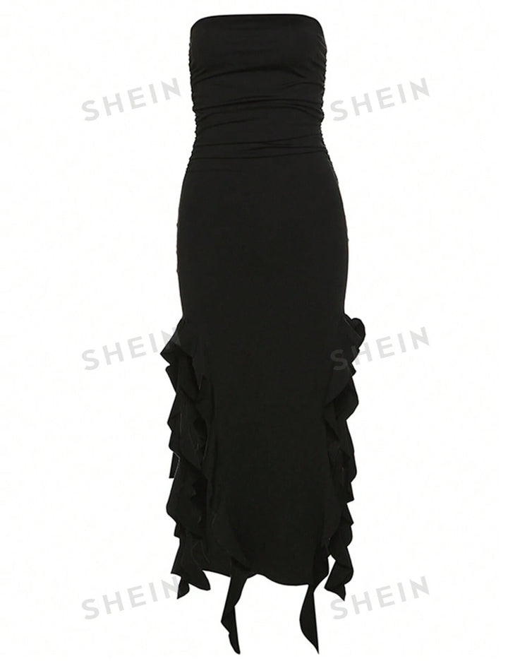 Rochie midi SHEIN, negru