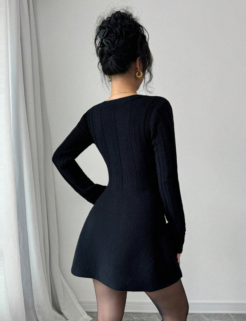 Rochie mini Shein, negru