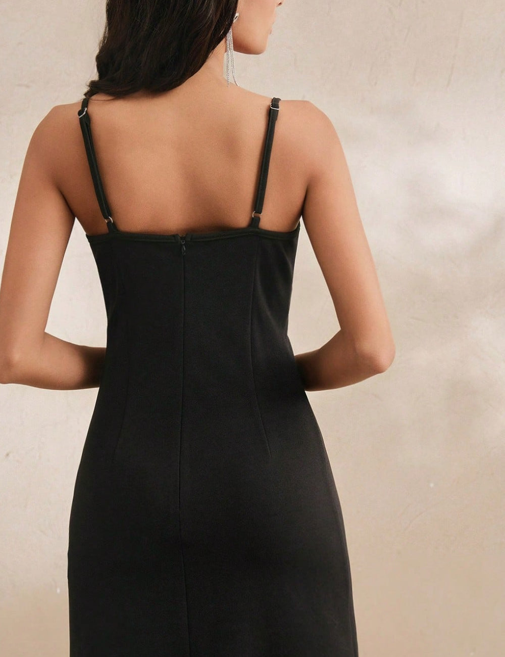 Shein miniruha, fekete