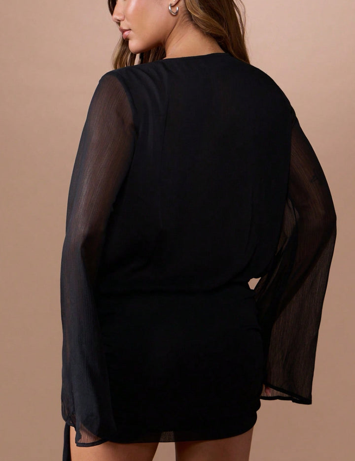 Shein Missguided miniruha, fekete