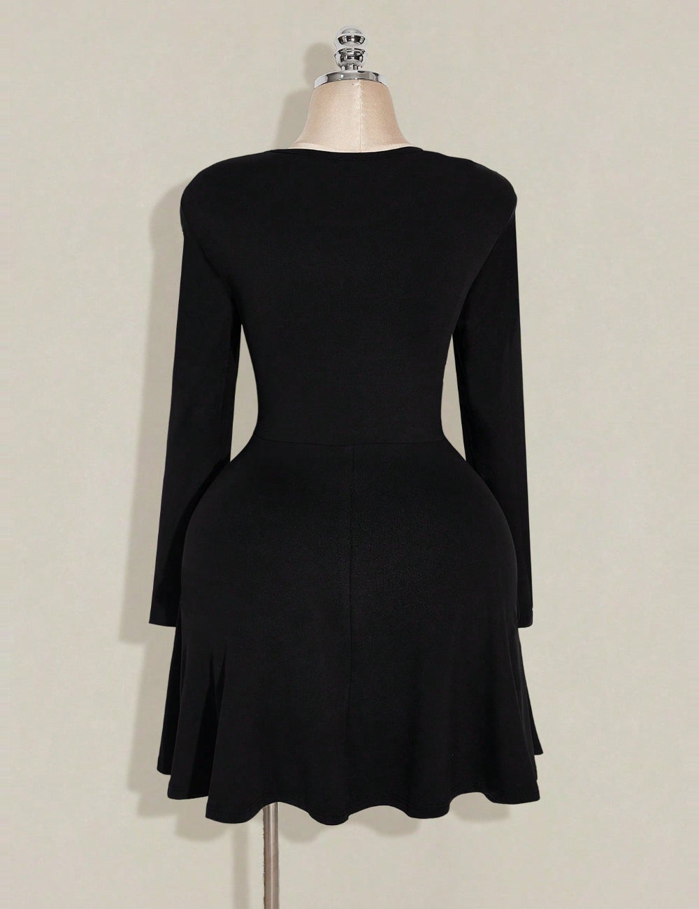 Rochie mini Shein Curve+, negru