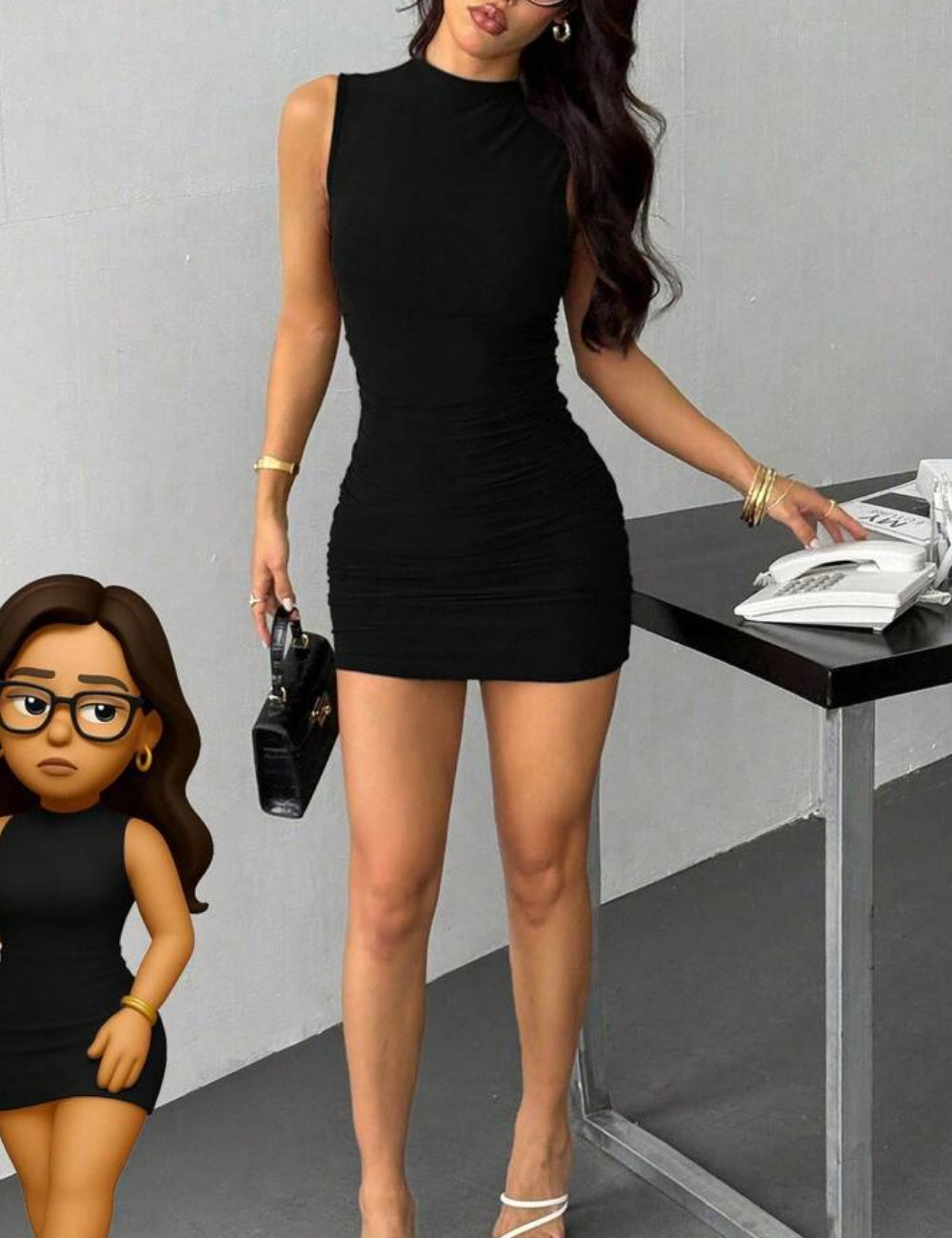 Rochie mini Shein, negru