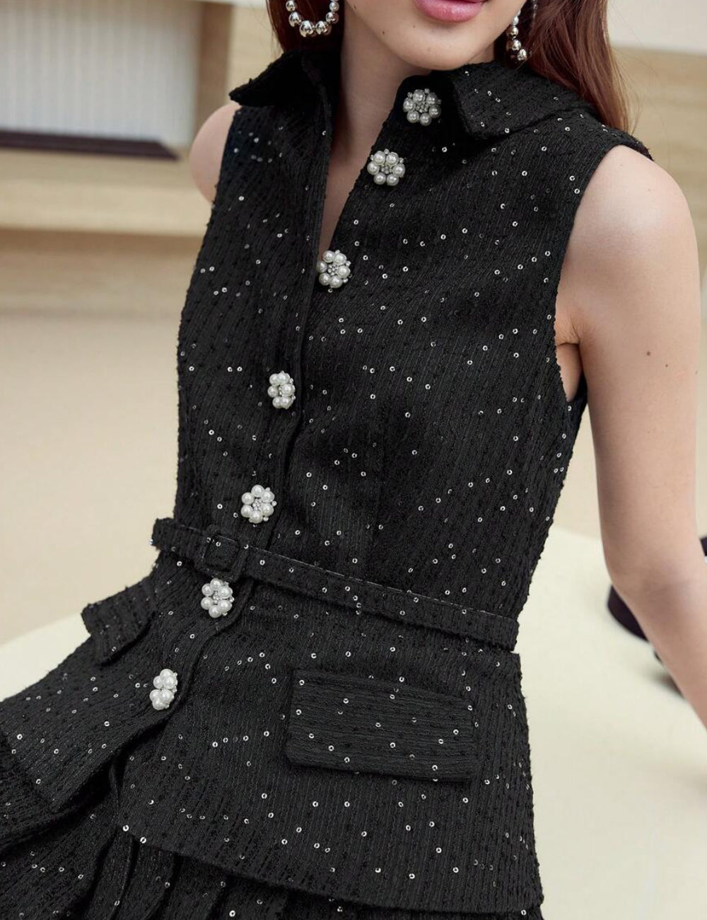 Rochie mini Shein MOTF, negru