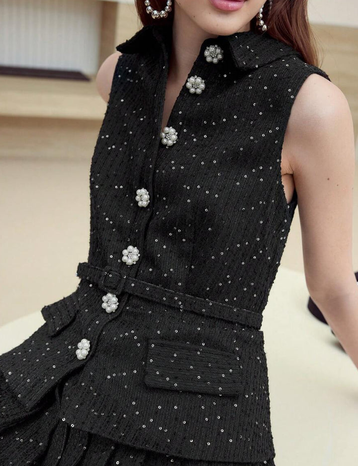 Rochie mini Shein MOTF, negru