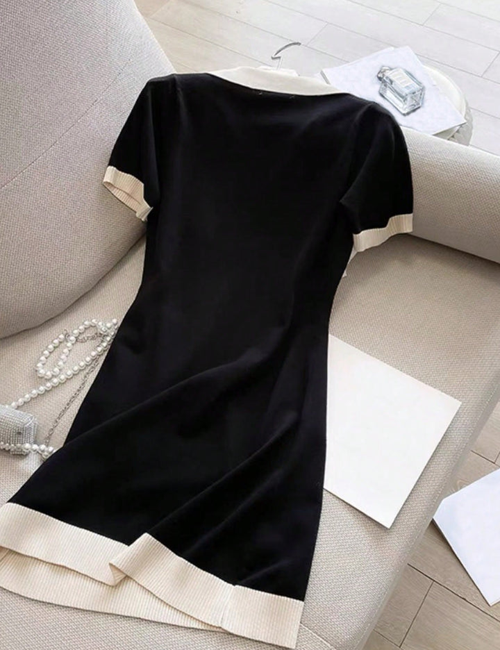 Rochie mini Shein Curve+, negru