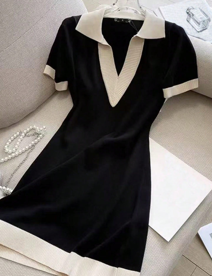 Rochie mini Shein Curve+, negru